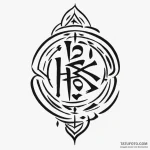 Hieroglyph — эскиз тату (№1750345503_0, 19.06.2025 15:05) — Tatufoto.com