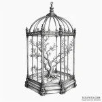 A sketch of the glass cage from you, — эскиз тату (№1750345650_0, 19.06.2025 15:07) — Tatufoto.com