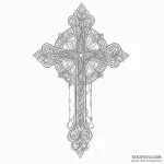 Orthodox cross — эскиз тату (№1750350494_1, 19.06.2025 16:28) — Tatufoto.com
