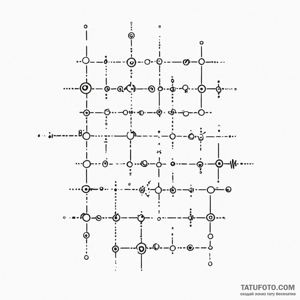 Morse code - эскиз тату (№1750350802_1, 19.06.2025 16:33) — Tatufoto.com