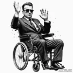 A trash polka portrait of dr. strangelove, in… — эскиз тату (№1750350876_0, 19.06.2025 16:34) — Tatufoto.com