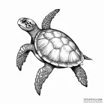 Turtle — эскиз тату (№1750352129_1, 19.06.2025 16:55) — Tatufoto.com