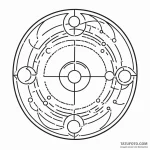 A linework design of the crop circles from si… — эскиз тату (№1750352909_0, 19.06.2025 17:08) — Tatufoto.com