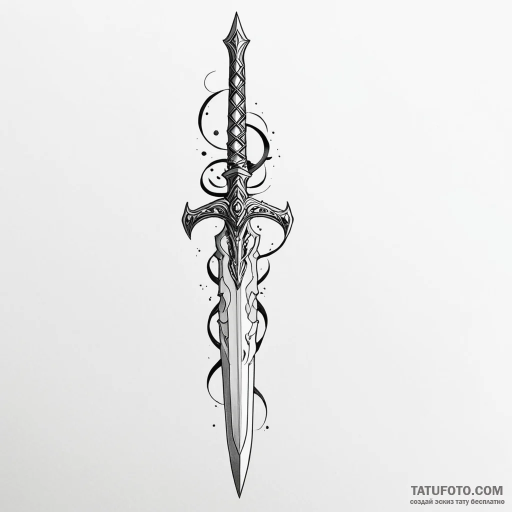 Blade - эскиз тату (№1750355812_0, 19.06.2025 17:56) — Tatufoto.com