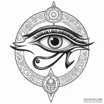 Eye of ra — эскиз тату (№1750356618_0, 19.06.2025 18:10) — Tatufoto.com