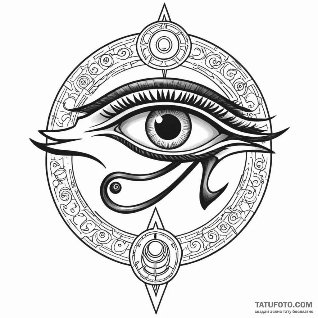 Eye of ra - эскиз тату (№1750356618_0, 19.06.2025 18:10) — Tatufoto.com