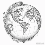 A chicano style tattoo of the «the world is y… — эскиз тату (№1750356696_1, 19.06.2025 18:11) — Tatufoto.com