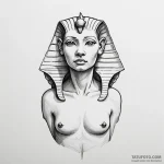 A sketch of a sphinx, posing a riddle. — эскиз тату (№1750359453_1, 19.06.2025 18:57) — Tatufoto.com
