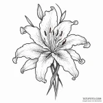 Lily — эскиз тату (№1750360414_0, 19.06.2025 19:13) — Tatufoto.com