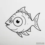 A minimalist tattoo of blinky, the three-eyed… — эскиз тату (№1750361050_0, 19.06.2025 19:24) — Tatufoto.com