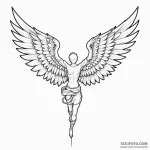 Hermes’ wings — эскиз тату (№1750363146_0, 19.06.2025 19:59) — Tatufoto.com