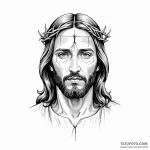 Jesus christ — эскиз тату (№1750372825_1, 19.06.2025 22:40) — Tatufoto.com