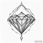 Diamond — эскиз тату (№1750372988_0, 19.06.2025 22:43) — Tatufoto.com