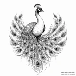 Peacock — эскиз тату (№1750373891_1, 19.06.2025 22:58) — Tatufoto.com