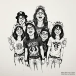 A neo-traditional tattoo of the main characte… — эскиз тату (№1750374548_0, 19.06.2025 23:09) — Tatufoto.com