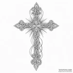Cross — эскиз тату (№1750374716_0, 19.06.2025 23:11) — Tatufoto.com