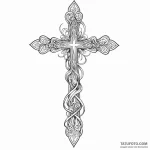 Cross — эскиз тату (№1750374716_1, 19.06.2025 23:11) — Tatufoto.com