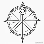 Linework tattoo of the resistance symbol. — эскиз тату (№1750377508_0, 19.06.2025 23:58) — Tatufoto.com
