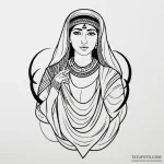Isis — эскиз тату (№1750379108_1, 20.06.2025 00:25) — Tatufoto.com