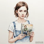 A watercolor tattoo of the main character fro… — эскиз тату (№1750379188_1, 20.06.2025 00:26) — Tatufoto.com