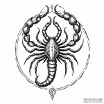 Scorpio — эскиз тату (№1750379988_0, 20.06.2025 00:39) — Tatufoto.com