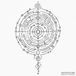 A linework tattoo of the morse code message f… — эскиз тату (№1750381785_0, 20.06.2025 01:09) — Tatufoto.com