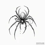 A watercolor sketch of the glitching, dimensi… — эскиз тату (№1750382265_0, 20.06.2025 01:17) — Tatufoto.com