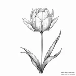 Tulip — эскиз тату (№1750383247_1, 20.06.2025 01:34) — Tatufoto.com