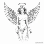Angel wings — эскиз тату (№1750383412_0, 20.06.2025 01:36) — Tatufoto.com