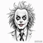 A graphic novel portrait of beetlejuice, «it’… — эскиз тату (№1750384323_0, 20.06.2025 01:52) — Tatufoto.com