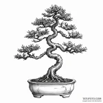 Bonsai — эскиз тату (№1750385223_0, 20.06.2025 02:07) — Tatufoto.com