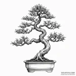 Bonsai — эскиз тату (№1750385223_1, 20.06.2025 02:07) — Tatufoto.com