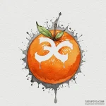 A watercolor sketch of an orange, a symbol of… — эскиз тату (№1750386024_1, 20.06.2025 02:20) — Tatufoto.com