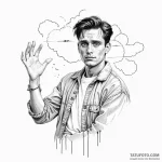 A neo-traditional tattoo of the main characte… — эскиз тату (№1750387907_0, 20.06.2025 02:51) — Tatufoto.com