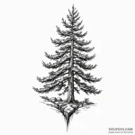 Pine — эскиз тату (№1750388555_0, 20.06.2025 03:02) — Tatufoto.com