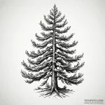 Pine — эскиз тату (№1750388555_1, 20.06.2025 03:02) — Tatufoto.com