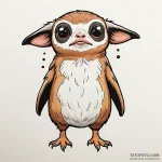 33. neo-traditional tattoo of a porg, cute an… — эскиз тату (№1750389883_0, 20.06.2025 03:24) — Tatufoto.com