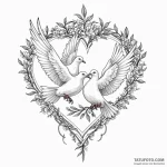 Doves — эскиз тату (№1750392574_0, 20.06.2025 04:09) — Tatufoto.com
