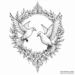 Doves — эскиз тату (№1750392574_1, 20.06.2025 04:09) — Tatufoto.com