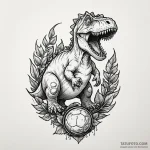 A neo-traditional tattoo of the barbasol can… — эскиз тату (№1750393309_1, 20.06.2025 04:21) — Tatufoto.com