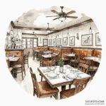 A watercolor sketch of the jack rabbit slim’s… — эскиз тату (№1750393479_0, 20.06.2025 04:24) — Tatufoto.com