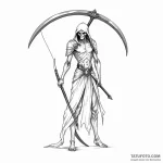 Scythe — эскиз тату (№1750394227_0, 20.06.2025 04:37) — Tatufoto.com