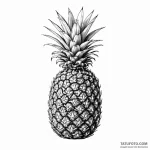 Pineapple — эскиз тату (№1750394388_0, 20.06.2025 04:39) — Tatufoto.com