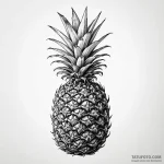 Pineapple — эскиз тату (№1750394388_1, 20.06.2025 04:39) — Tatufoto.com