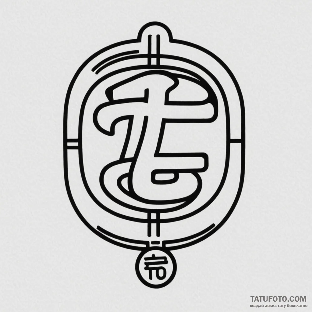 Sketch of a neon sign from the movie, e.g., "... - эскиз тату (№1750396890_0, 20.06.2025 05:21) — Tatufoto.com