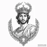 George the victorious — эскиз тату (№1750396970_1, 20.06.2025 05:22) — Tatufoto.com