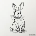 A linework tattoo of the killer rabbit from m… — эскиз тату (№1750397935_0, 20.06.2025 05:38) — Tatufoto.com