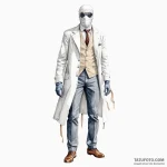 A watercolor tattoo of the invisible man, his… — эскиз тату (№1750398665_0, 20.06.2025 05:51) — Tatufoto.com