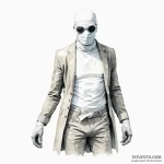 A watercolor tattoo of the invisible man, his… — эскиз тату (№1750398665_1, 20.06.2025 05:51) — Tatufoto.com