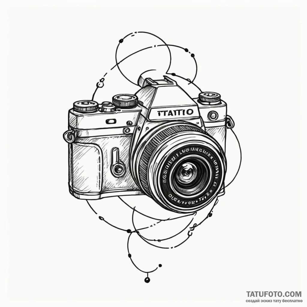 Camera - эскиз тату (№1750398903_0, 20.06.2025 05:55) — Tatufoto.com